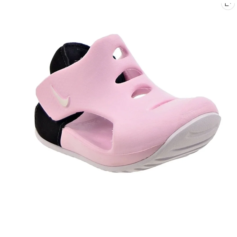 Nike Sunray Protect 3 Toddlers Sandals Pink Foam Water Shoes Summer sz 9-9.5